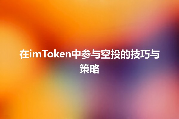 在imToken中参与空投的技巧与策略💰🚀