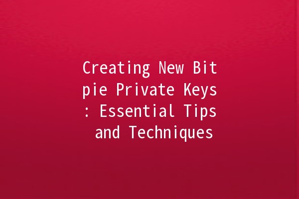 Creating New Bitpie Private Keys: Essential Tips and Techniques 🔑✨