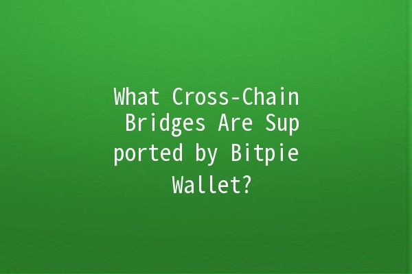 What Cross-Chain Bridges Are Supported by Bitpie Wallet? 🌉💰