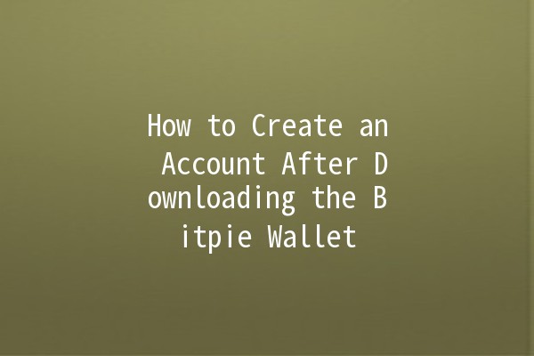 🌐 How to Create an Account After Downloading the Bitpie Wallet