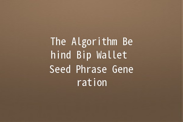 The Algorithm Behind Bip Wallet Seed Phrase Generation 💼🔑