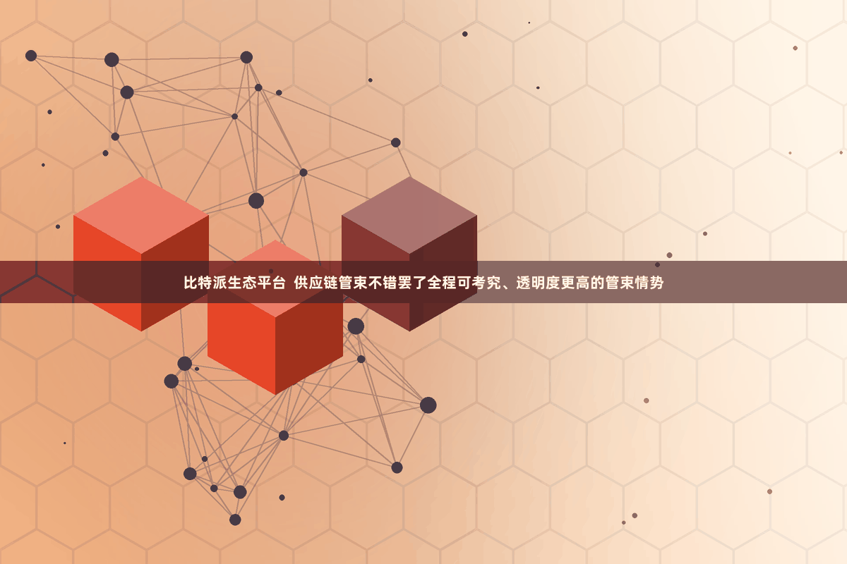比特派生态平台  供应链管束不错罢了全程可考究、透明度更高的管束情势